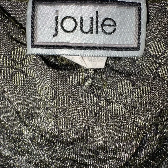 Joule Dark Olive Patterned Slip Dress - Picture 3 of 3